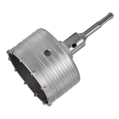 Harfington Wall Hole Drill Bit Hole Saw Connecting Rod Drill for SDS X4 Impact Drill