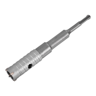 Harfington Wall Hole Drill Bit Hole Saw with Connecting Rod Drill for SDS X4 Impact Drill