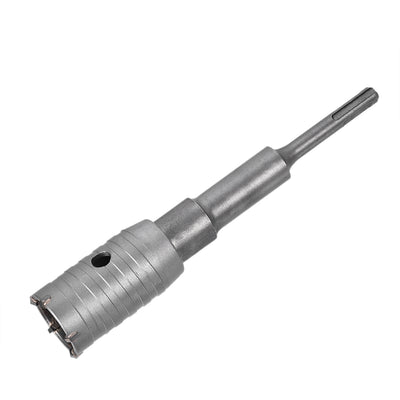 Harfington Wall Hole Drill Bit Hole Saw with Connecting Rod Drill for SDS X4 Impact Drill