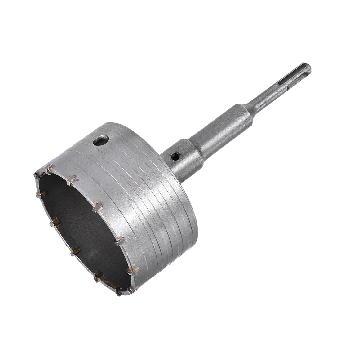 Harfington Wall Hole Drill Bit Hole Saw with Connecting Rod Drill for SDS X4 Impact Drill