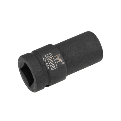 Harfington Drive by Deep Impact Socket, 6-Point, Cr-Mo Alloy Steel, Metric