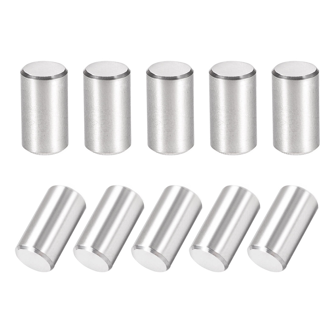 Harfington 10Pcs Dowel Pin 304 Stainless Steel Cylindrical Shelf Support Pin