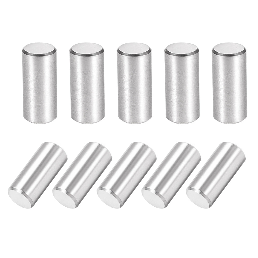 Harfington 10Pcs Dowel Pin 304 Stainless Steel Cylindrical Shelf Support Pin