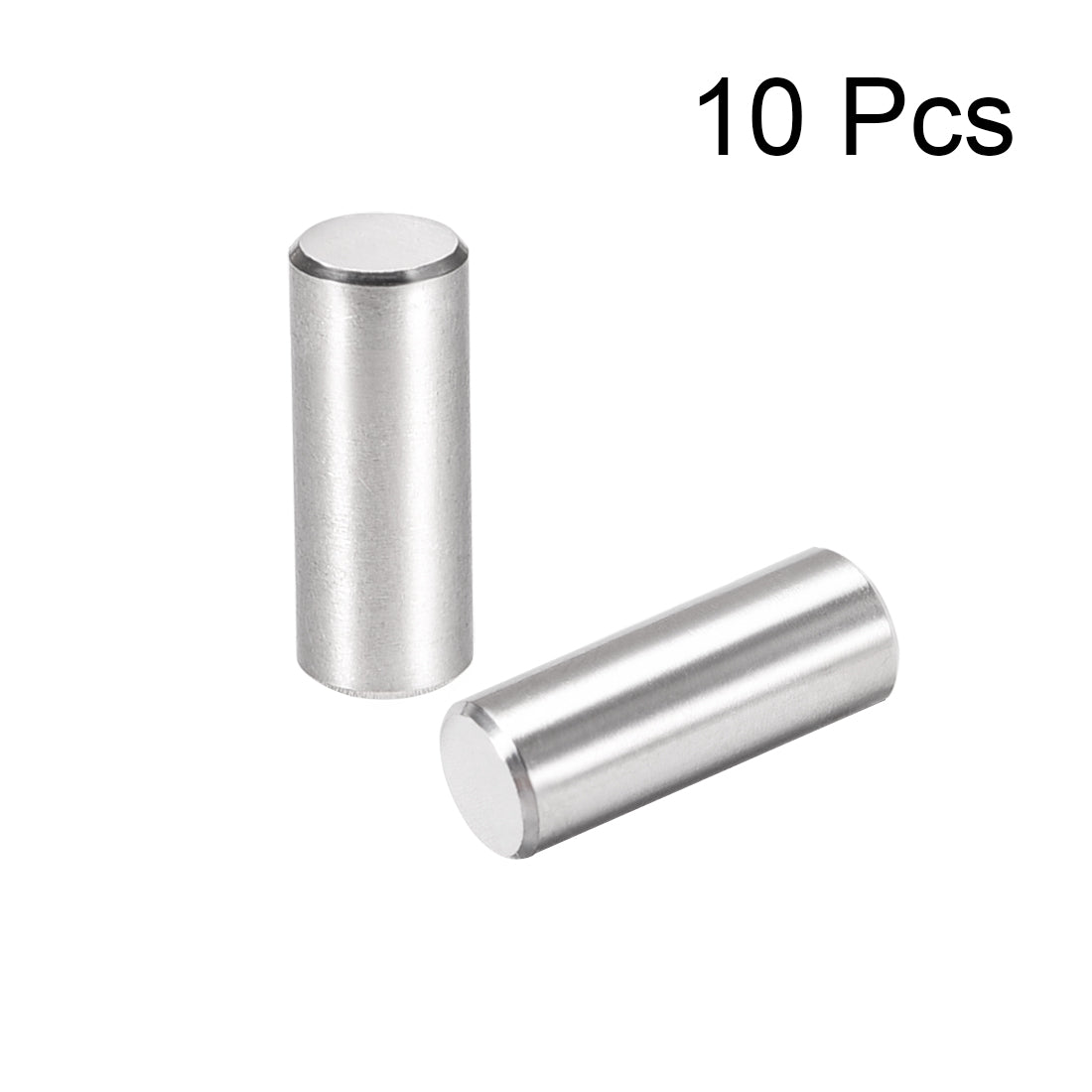 Harfington 10Pcs Dowel Pin 304 Stainless Steel Cylindrical Shelf Support Pin