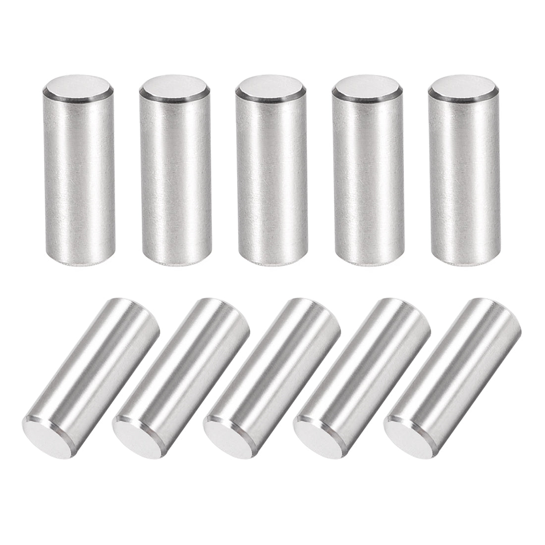 Harfington 10Pcs Dowel Pin 304 Stainless Steel Cylindrical Shelf Support Pin