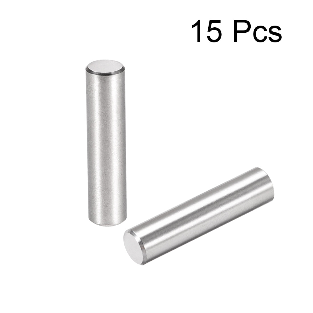 Harfington 15Pcs Dowel Pin 304 Stainless Steel Cylindrical Shelf Support Pin