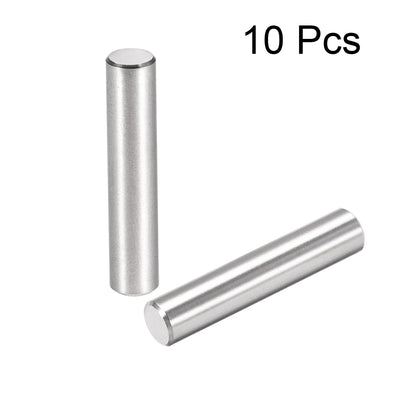 Harfington 10Pcs Dowel Pin 304 Stainless Steel Cylindrical Shelf Support Pin