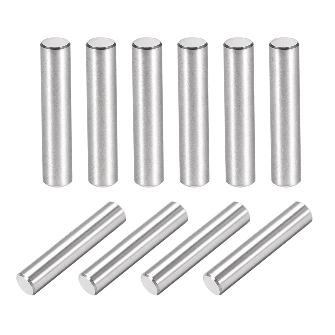 Harfington 10Pcs Dowel Pin 304 Stainless Steel Cylindrical Shelf Support Pin