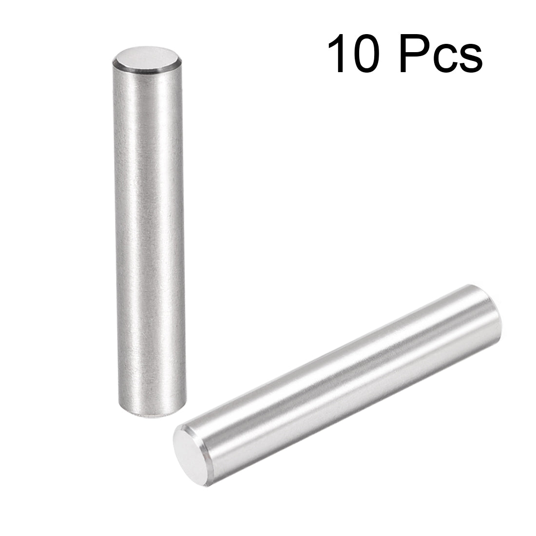 Harfington 10Pcs Dowel Pin 304 Stainless Steel Cylindrical Shelf Support Pin