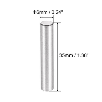 Harfington 10Pcs Dowel Pin 304 Stainless Steel Cylindrical Shelf Support Pin