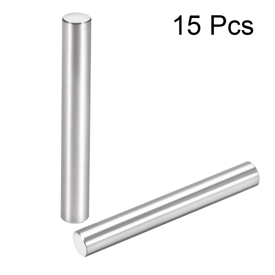 Harfington 15Pcs Dowel Pin 304 Stainless Steel Cylindrical Shelf Support Pin