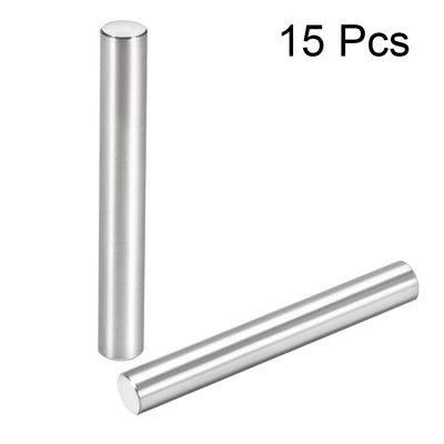 Harfington 15Pcs Dowel Pin 304 Stainless Steel Cylindrical Shelf Support Pin