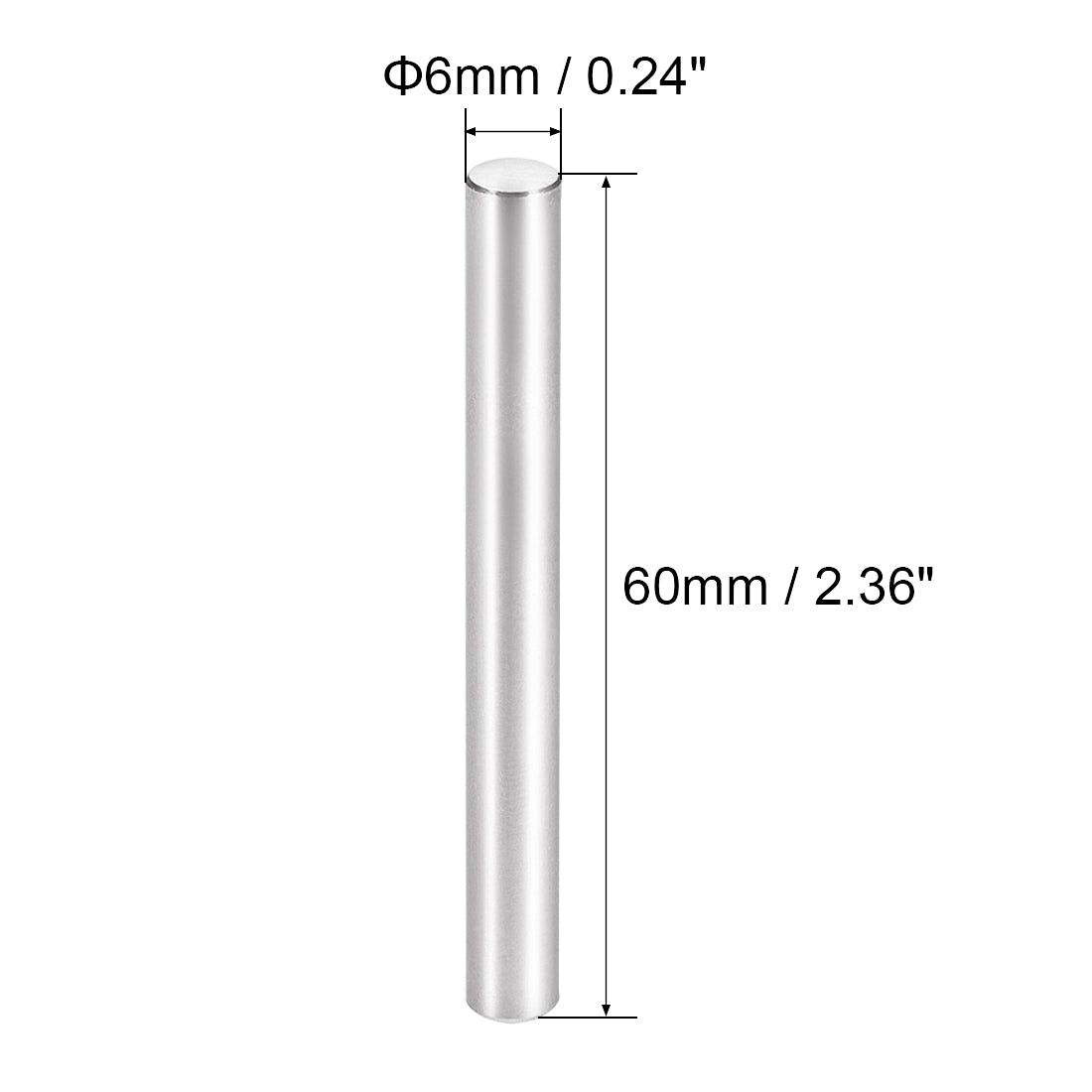 Harfington 10Pcs Dowel Pin 304 Stainless Steel Cylindrical Shelf Support Pin