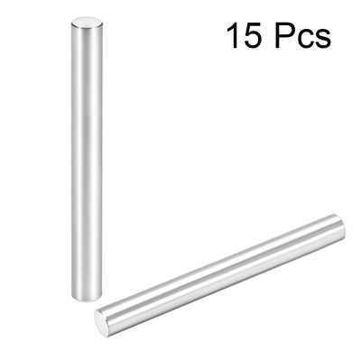 Harfington 15Pcs Dowel Pin 304 Stainless Steel Cylindrical Shelf Support Pin