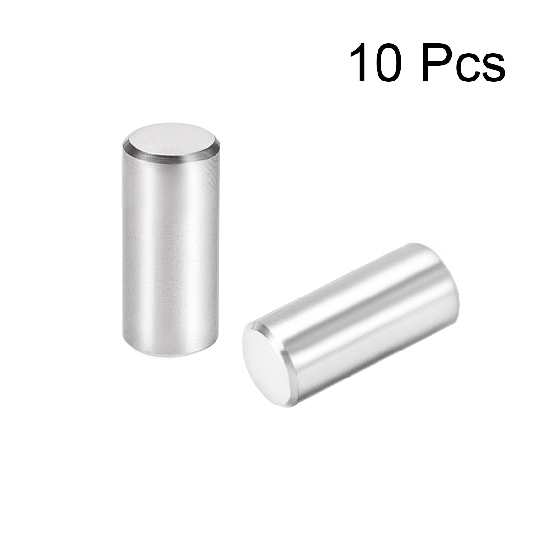 Harfington 10Pcs Dowel Pin 304 Stainless Steel Cylindrical Shelf Support Pin