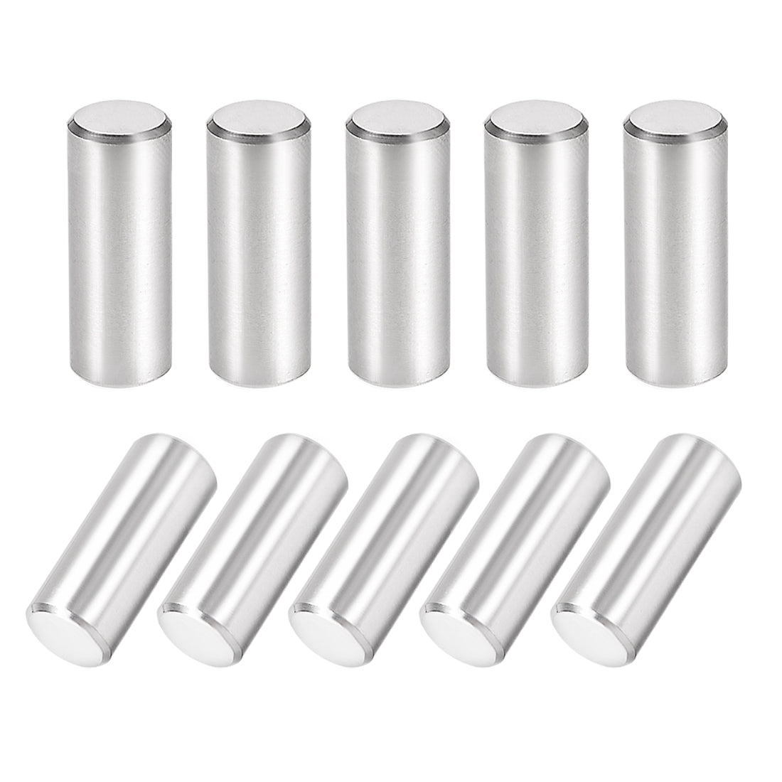 Harfington 10Pcs Dowel Pin 304 Stainless Steel Cylindrical Shelf Support Pin