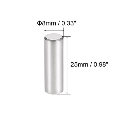 Harfington 5Pcs Dowel Pin 304 Stainless Steel Cylindrical Shelf Support Pin