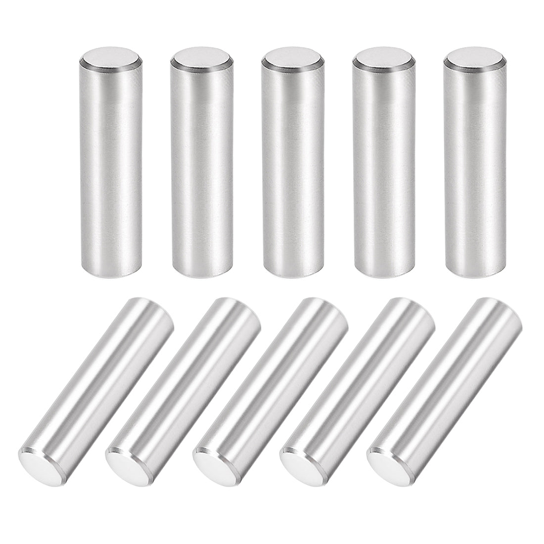 Harfington 10Pcs Dowel Pin 304 Stainless Steel Cylindrical Shelf Support Pin