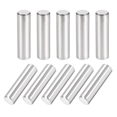 Harfington 10Pcs Dowel Pin 304 Stainless Steel Cylindrical Shelf Support Pin