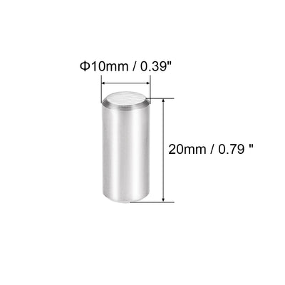 Harfington 2Pcs Dowel Pin 304 Stainless Steel Cylindrical Shelf Support Pin