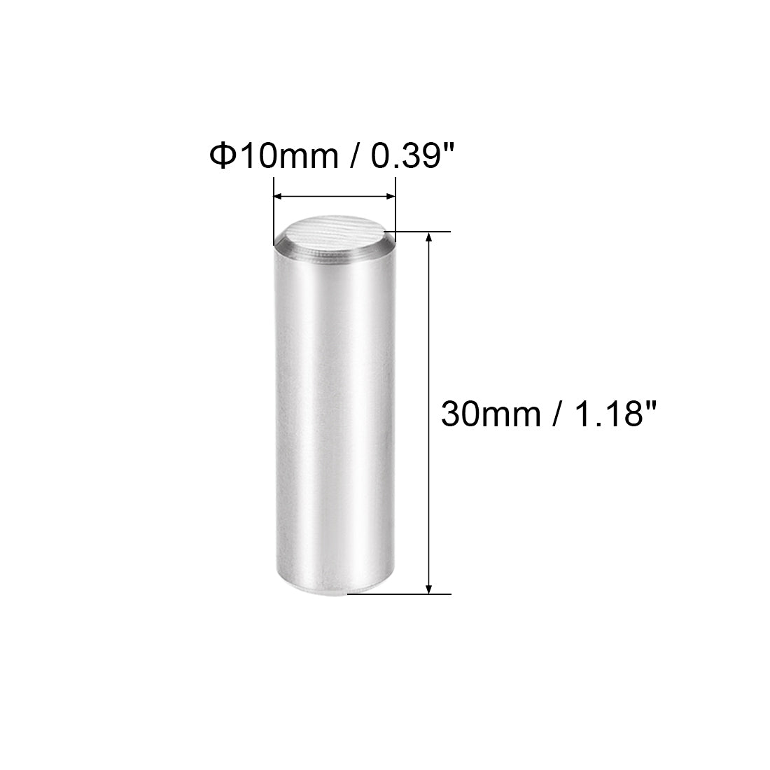 Harfington 5Pcs Dowel Pin 304 Stainless Steel Cylindrical Shelf Support Pin