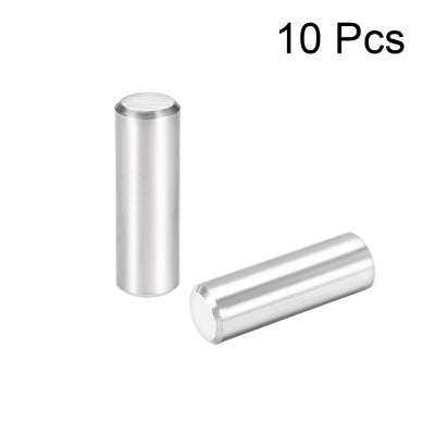 Harfington 10Pcs Dowel Pin 304 Stainless Steel Cylindrical Shelf Support Pin