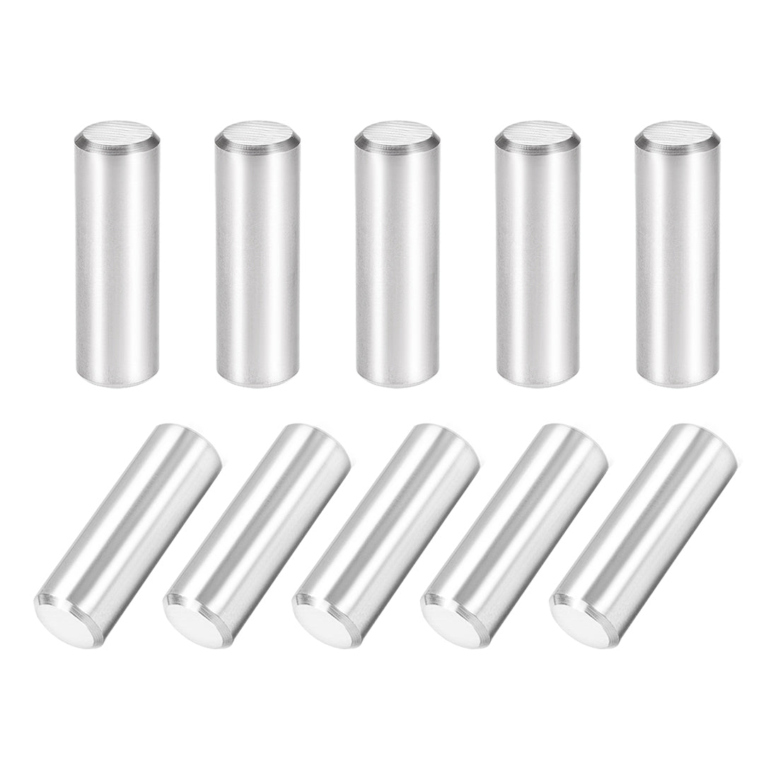 Harfington 10Pcs Dowel Pin 304 Stainless Steel Cylindrical Shelf Support Pin