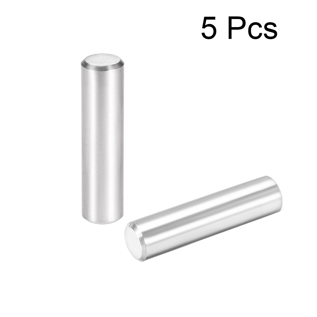 Harfington 5Pcs Dowel Pin 304 Stainless Steel Cylindrical Shelf Support Pin