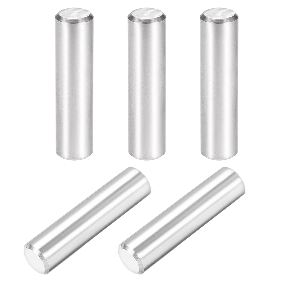 Harfington 5Pcs Dowel Pin 304 Stainless Steel Cylindrical Shelf Support Pin