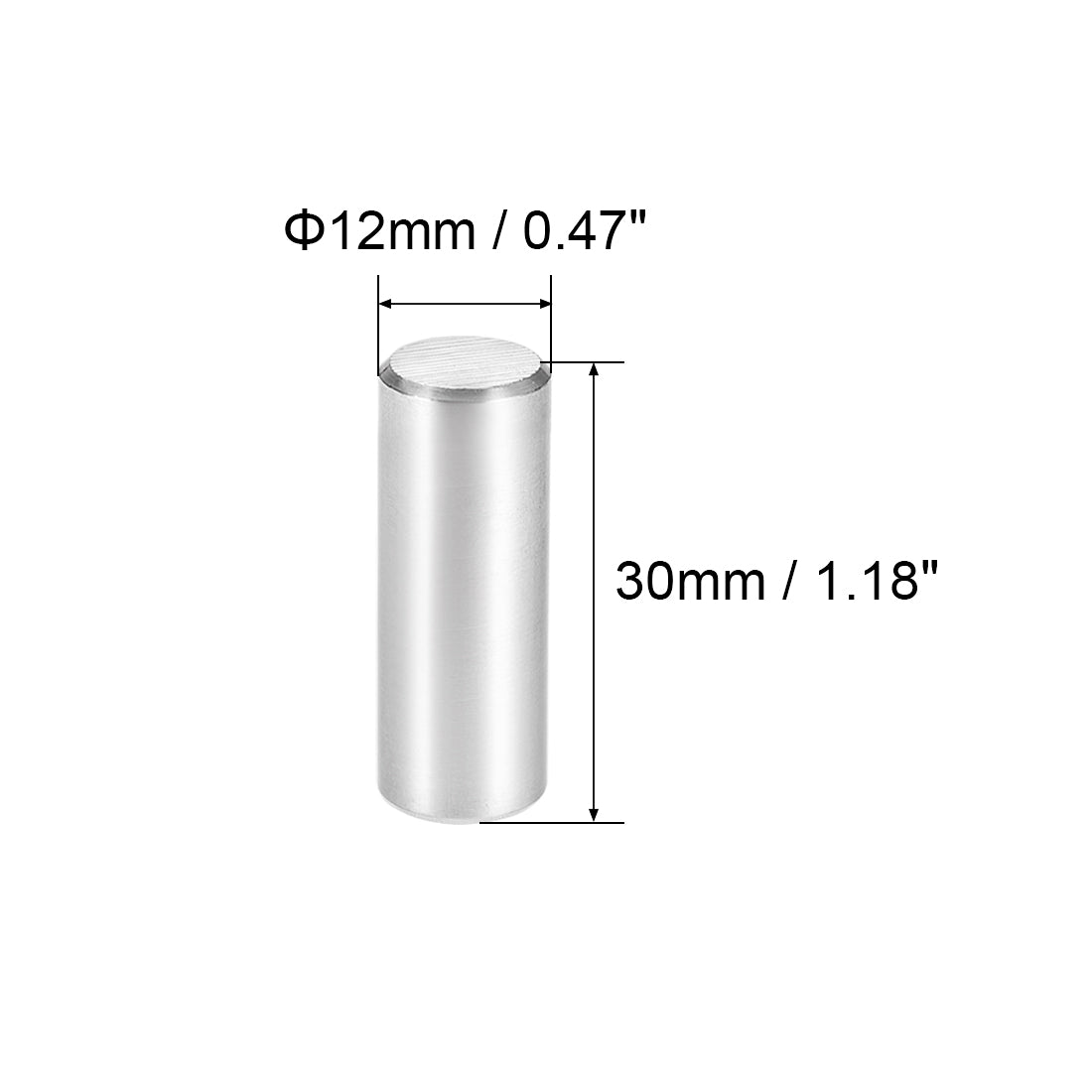 Harfington Dowel Pin 304 Stainless Steel Cylindrical Shelf Support Pin