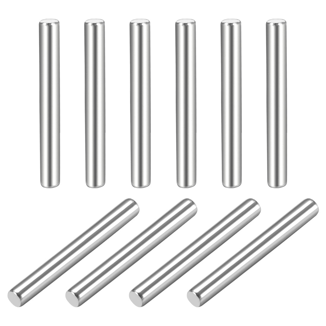 Harfington 10Pcs  Dowel Pin 304 Stainless Steel Cylindrical Shelf Support Pin