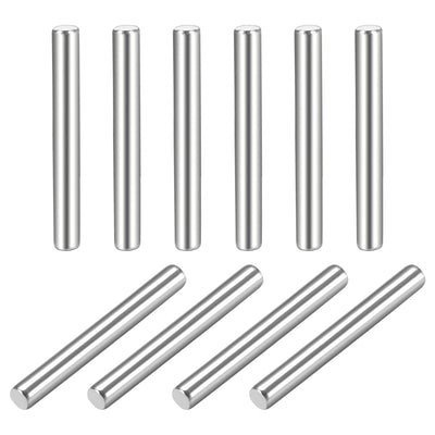 Harfington 10Pcs  Dowel Pin 304 Stainless Steel Cylindrical Shelf Support Pin
