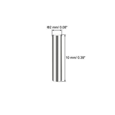 Harfington 25Pcs Dowel Pin 304 Stainless Steel Cylindrical Shelf Support Pin