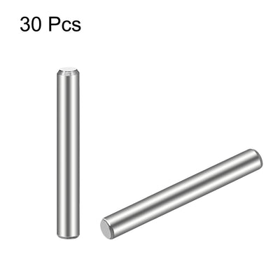 Harfington 30Pcs Dowel Pin 304 Stainless Steel Cylindrical Shelf Support Pin