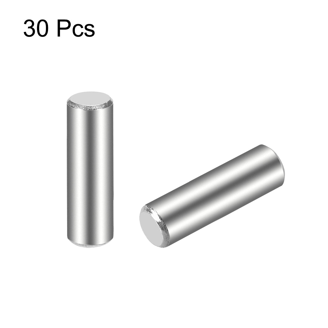 Harfington 30Pcs Dowel Pin 304 Stainless Steel Cylindrical Shelf Support Pin
