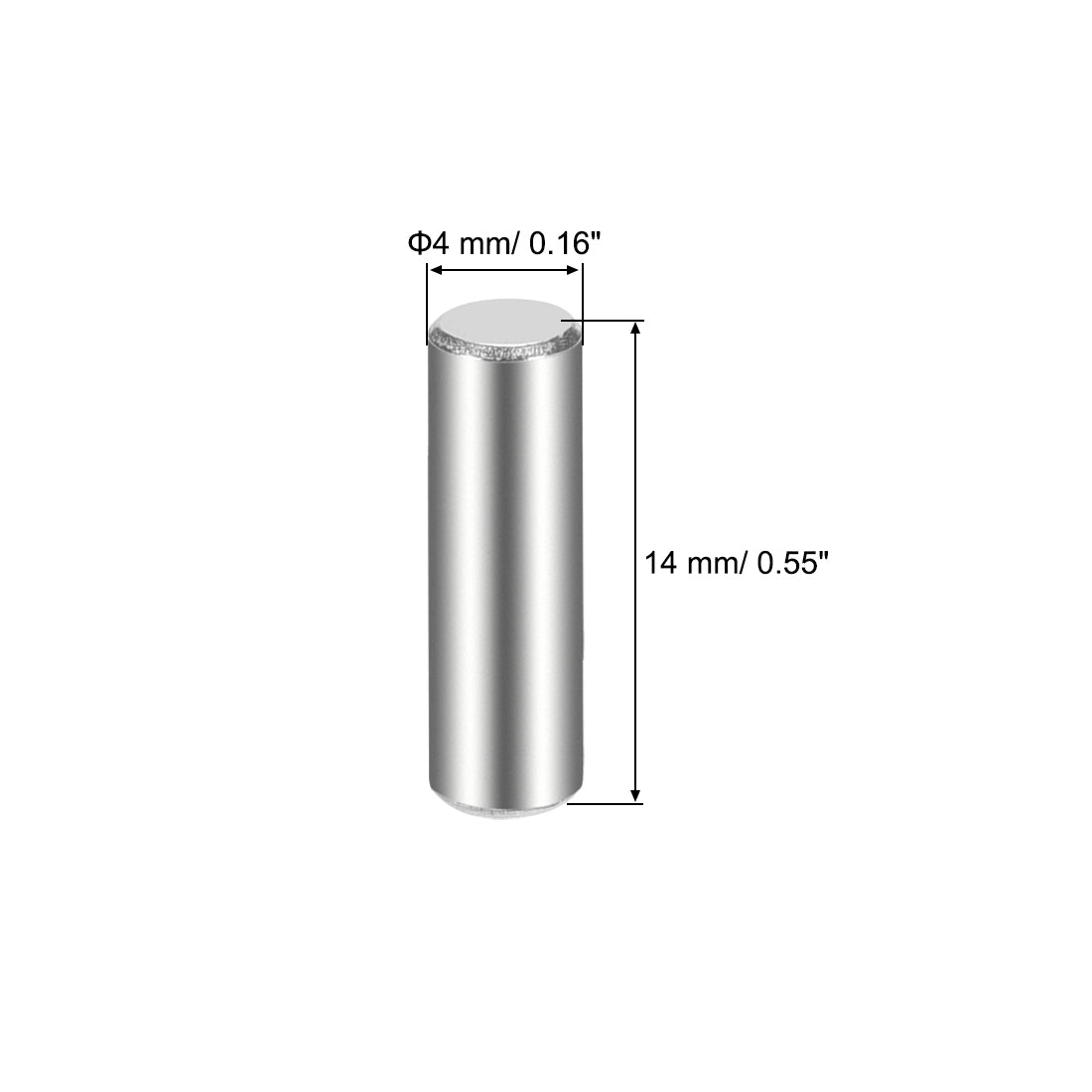 Harfington 30Pcs Dowel Pin 304 Stainless Steel Cylindrical Shelf Support Pin