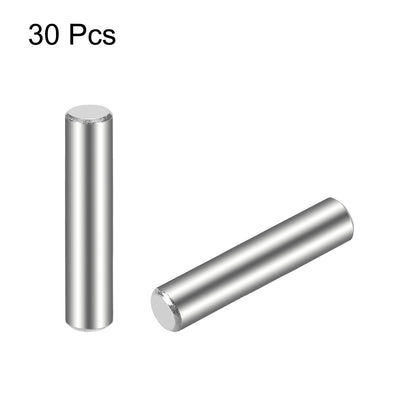 Harfington 30Pcs Dowel Pin 304 Stainless Steel Cylindrical Shelf Support Pin