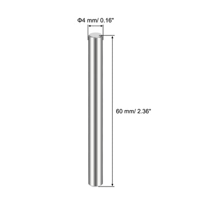 Harfington 10Pcs  Dowel Pin 304 Stainless Steel Cylindrical Shelf Support Pin