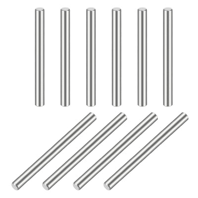 Harfington 10Pcs  Dowel Pin 304 Stainless Steel Cylindrical Shelf Support Pin
