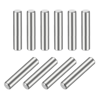Harfington 10Pcs  Dowel Pin 304 Stainless Steel Cylindrical Shelf Support Pin