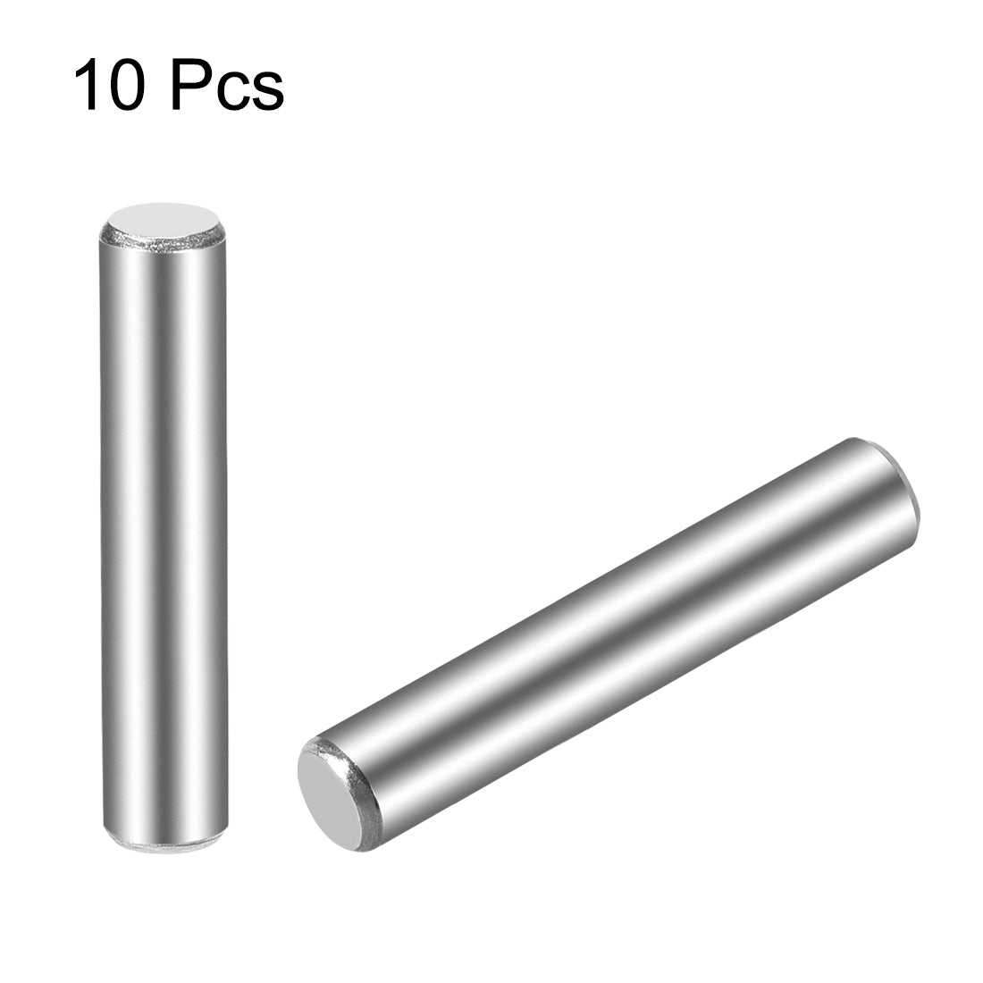 Harfington 10Pcs  Dowel Pin 304 Stainless Steel Cylindrical Shelf Support Pin