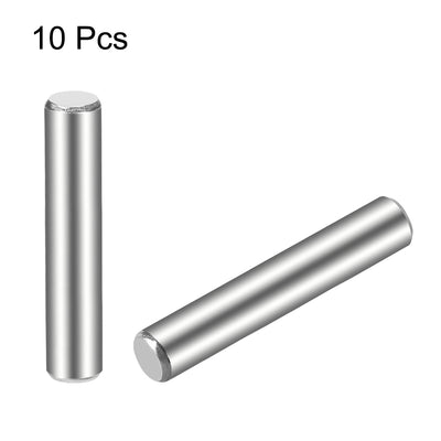 Harfington 10Pcs  Dowel Pin 304 Stainless Steel Cylindrical Shelf Support Pin