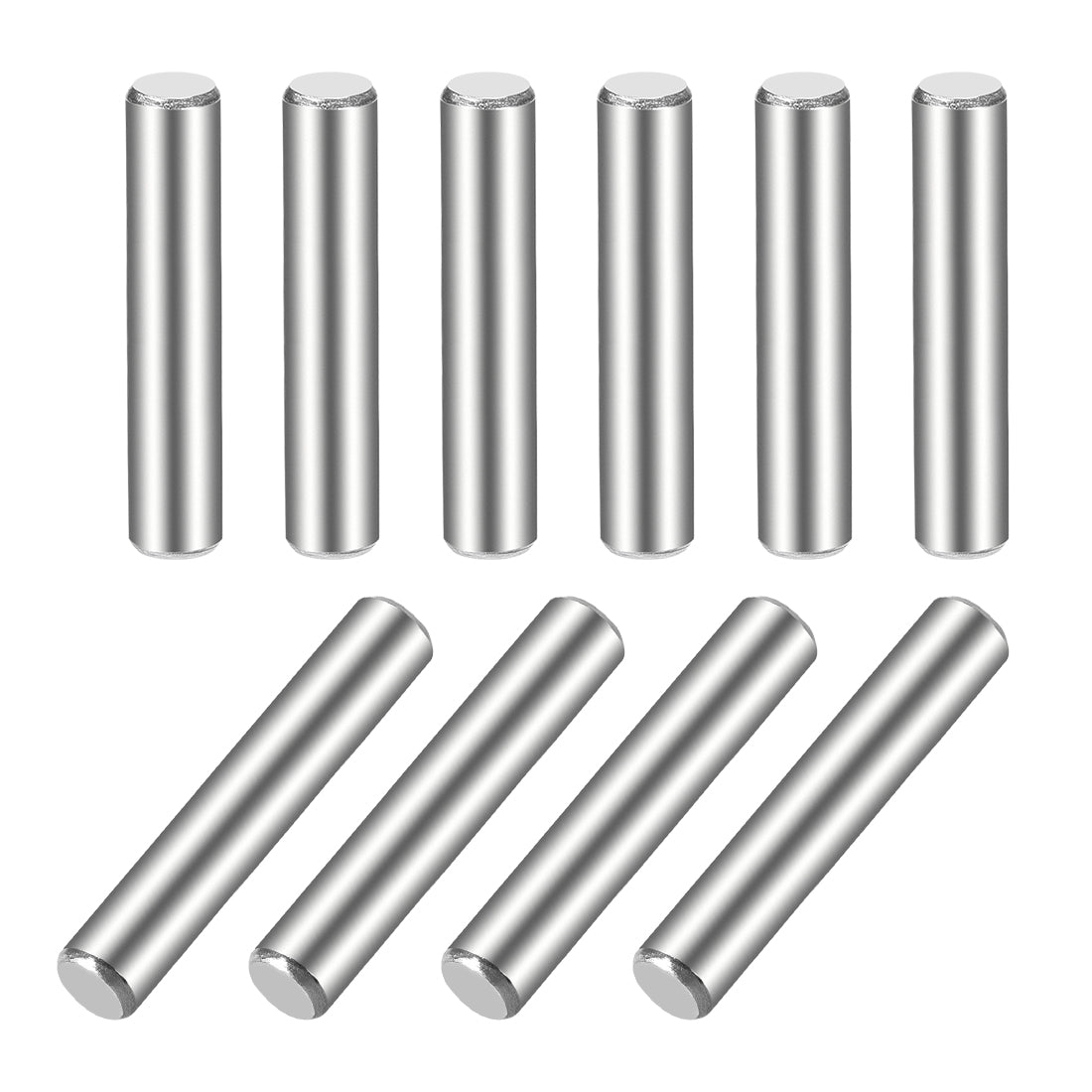 Harfington 10Pcs  Dowel Pin 304 Stainless Steel Cylindrical Shelf Support Pin