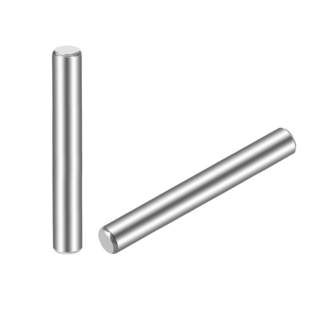 Harfington 15Pcs Dowel Pin 304 Stainless Steel Cylindrical Shelf Support Pin Fasten Elements Silver Tone