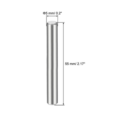 Harfington 25Pcs Dowel Pin 304 Stainless Steel Cylindrical Shelf Support Pin