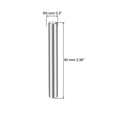 Harfington 10Pcs  Dowel Pin 304 Stainless Steel Cylindrical Shelf Support Pin