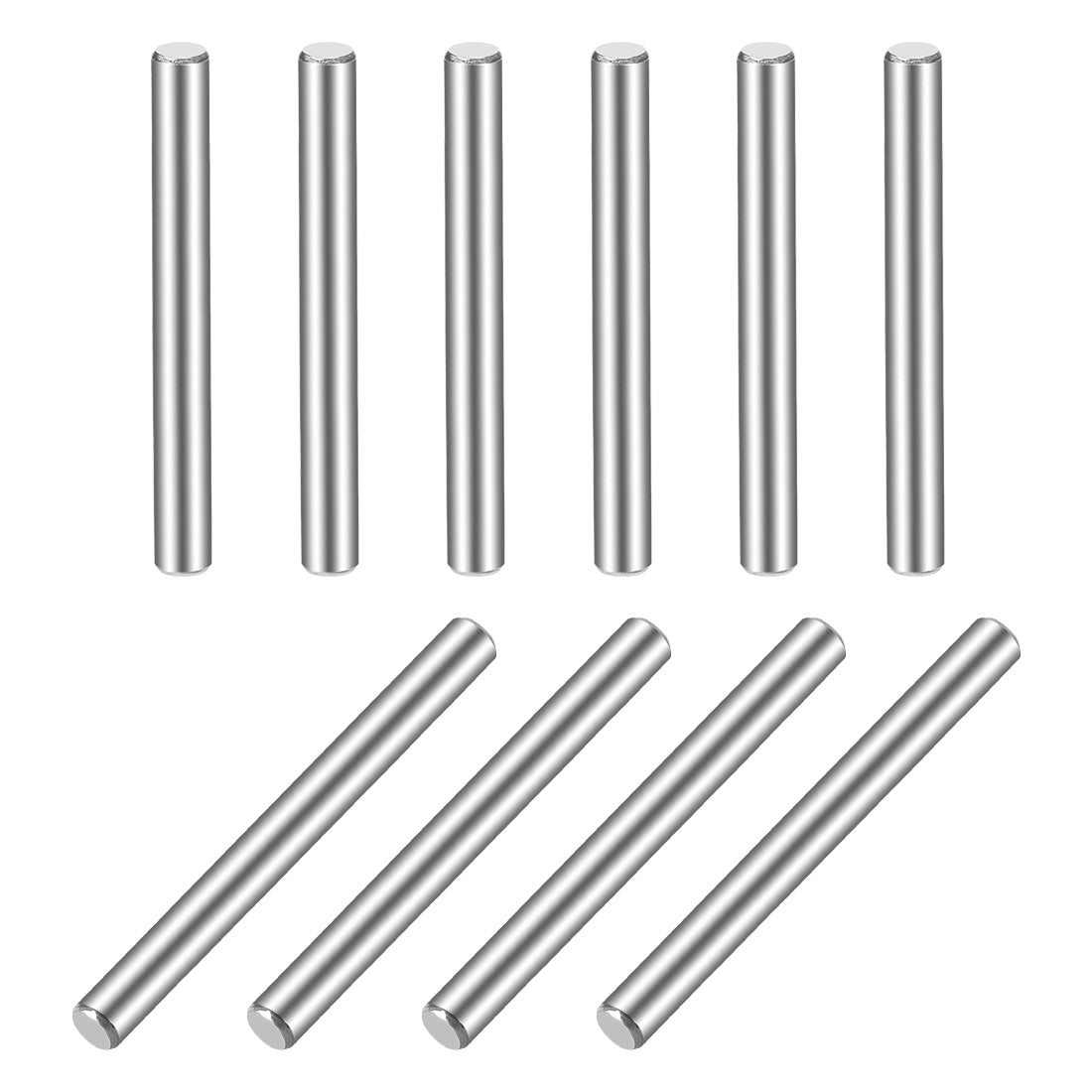 Harfington 10Pcs  Dowel Pin 304 Stainless Steel Cylindrical Shelf Support Pin