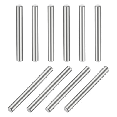 Harfington 10Pcs  Dowel Pin 304 Stainless Steel Cylindrical Shelf Support Pin