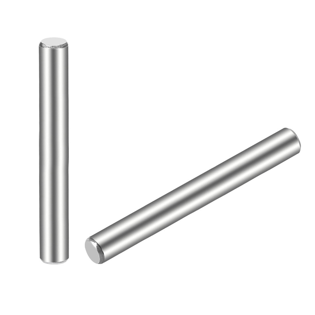 Harfington 15Pcs Dowel Pin 304 Stainless Steel Cylindrical Shelf Support Pin Fasten Elements Silver Tone