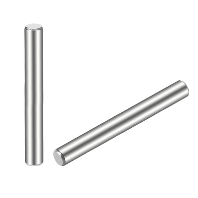 Harfington 15Pcs Dowel Pin 304 Stainless Steel Cylindrical Shelf Support Pin Fasten Elements Silver Tone